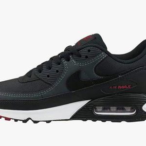 NEW Nike air max 90 anthracite black team red Size: M(10.5) W(12)